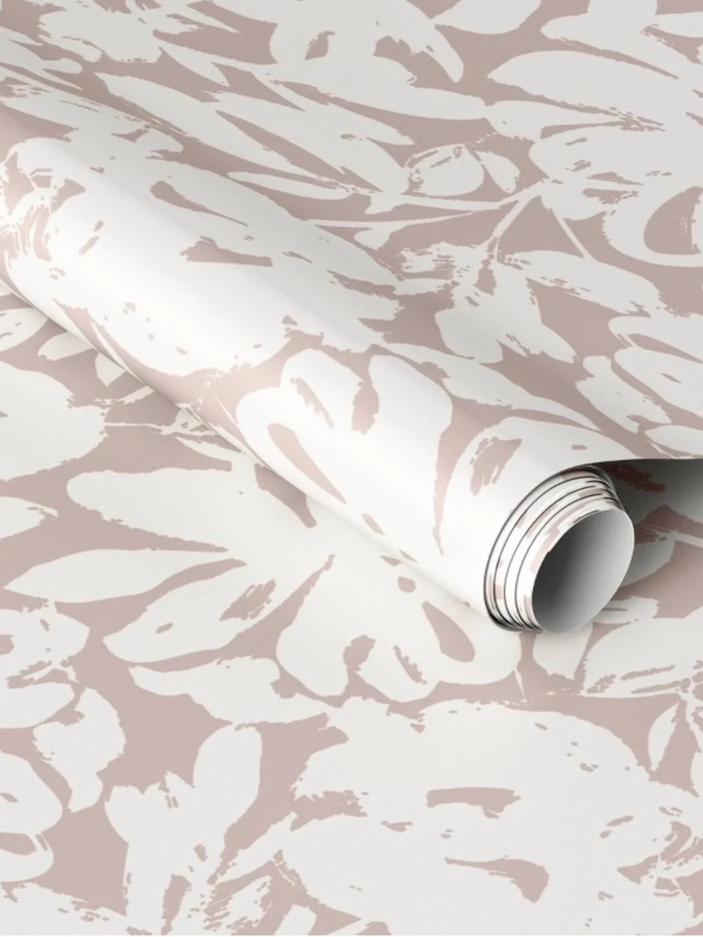 Threshold Target Brushstroke Floral Light Pink Peel and Stick Wallpaper NEW